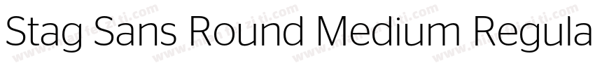 Stag Sans Round Medium Regular字体转换